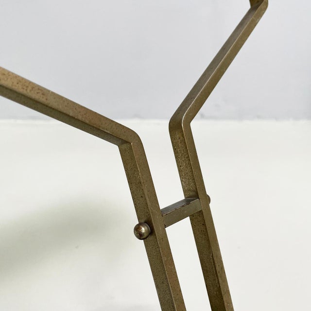 Mid-Century Italian Modern Adjustable Desk or Table Lamp in Brown Metal, 1930s For Sale - Image 15 of 18