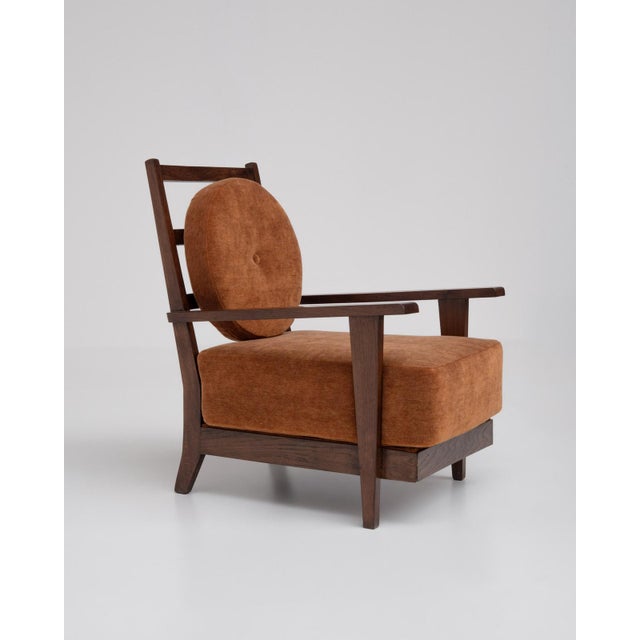 Modernist French Armchair, 1950s For Sale - Image 12 of 12