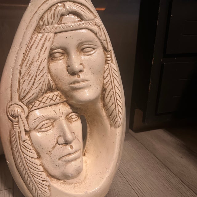 Hand Sculpted Ceramic/Earthenwareq Native American Decorative Vase For Sale - Image 6 of 6
