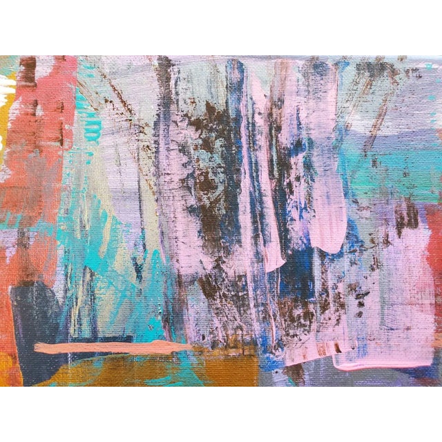 2020s "One Day at a Time" Abstract Acrylic Painting on Canvas For Sale - Image 5 of 6