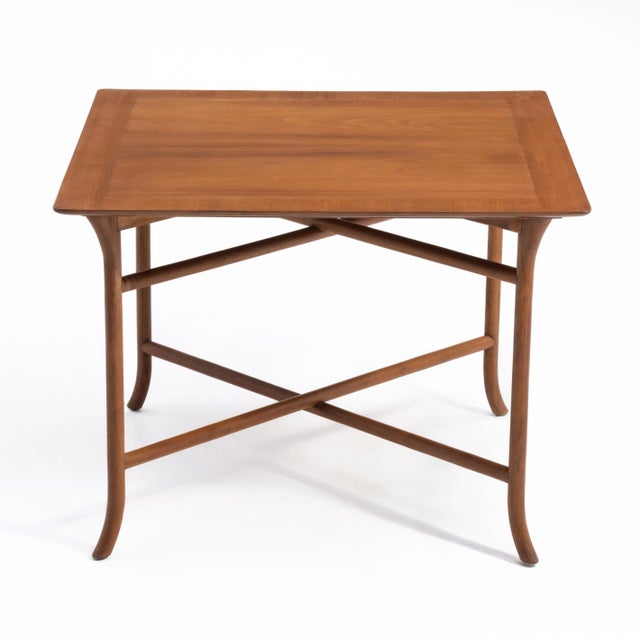 A refined T.H. Robsjohn-Gibbings for Widdicomb table that will serve nicely as a coffee, end or side table. The table is...
