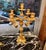 Rococo Clock Garniture Set With Gilt Bronze Candelabras – 3 Pieces Set For Sale - Image 4 of 4
