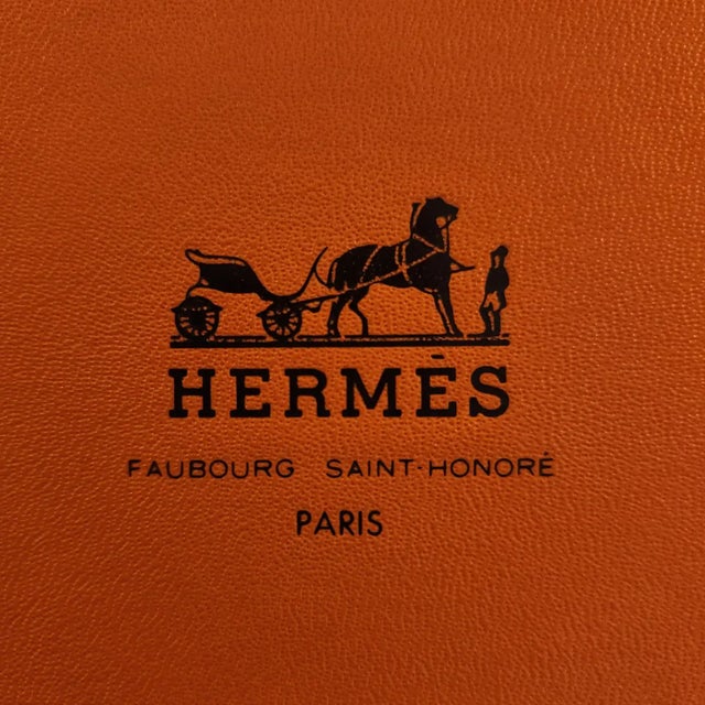 Textile 1980s Hermès Silk Scarf Grande Tenue by Designer Henri D' Origny Boxed For Sale - Image 7 of 14