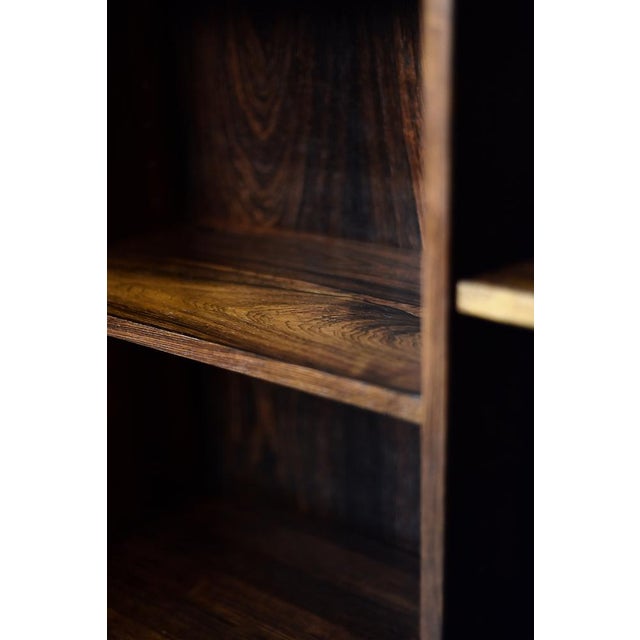Danish Modern Rosewood Bookcase with Bar by Erik Brouer for Brouer Møbelfabrik, 1960s For Sale - Image 6 of 18