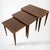 Contemporary Nesting Tables in Oak and Walnut from Gordon Russell, Set of 3 For Sale - Image 3 of 8