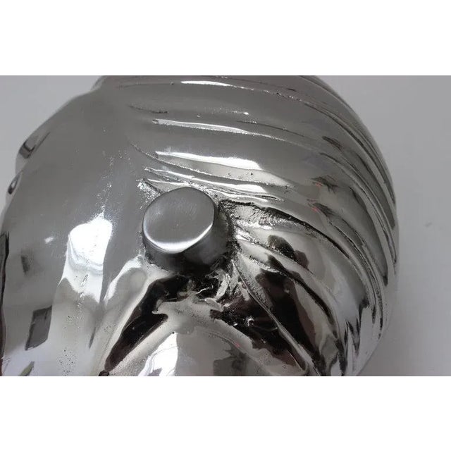 Franz Hagenaur Style Nickel Plated Bust For Sale - Image 11 of 13