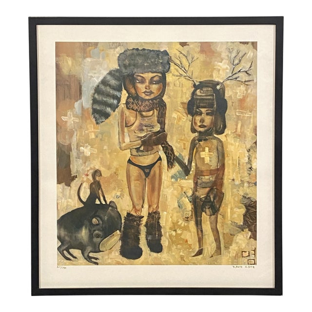 Pull My Scarf Limited Edition Print by David Choe For Sale