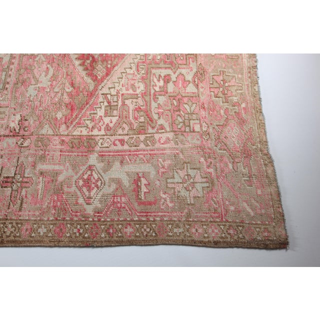 1940s Handmade Tribal Rug -6' 7'' X 8' 6'' For Sale - Image 14 of 15