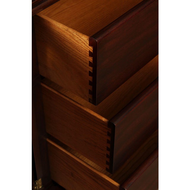 Henkel Harris Regency Style Mahogany Breakfront China Cabinet For Sale - Image 10 of 18