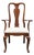 Ethan Allen Georgian Court Collection Traditional Queen Anne Style Splat Back Dining Arm Chair 11-6400a For Sale