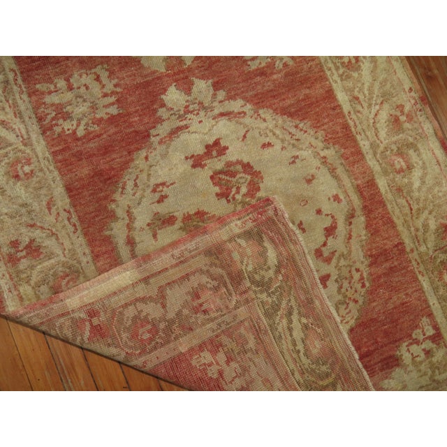 Antique Muted Turkish Floral Runner - 3'5" x 9'2" For Sale - Image 11 of 12