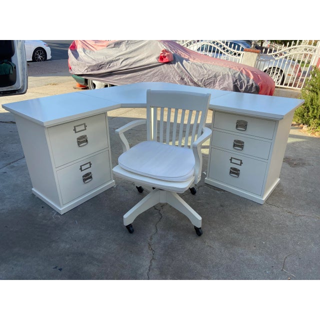 Pottery Barn Bedford Desk Set of 4 For Sale - Image 12 of 12