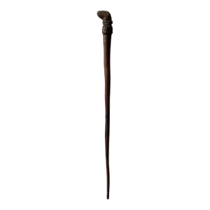 Antique Tooled Pizzle Leather Dog/Seal Riding Crop, Circa 19th Century