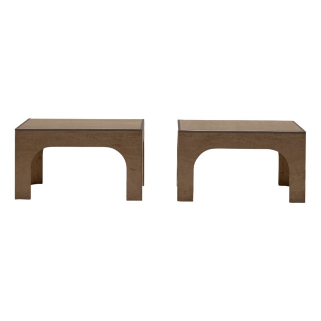 Travertine Coffee Tables, 1970s, Set of 2 For Sale