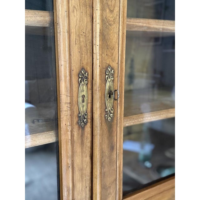 Antique French Cherry Wood Cupboard, 1800s For Sale - Image 12 of 18