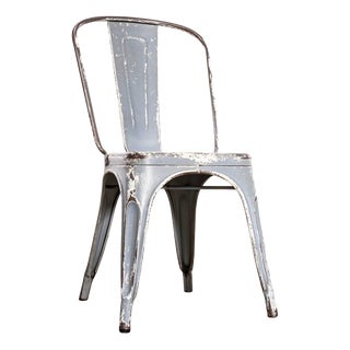 Grey Outdoor Dining Chair from Tolix, 1960s For Sale