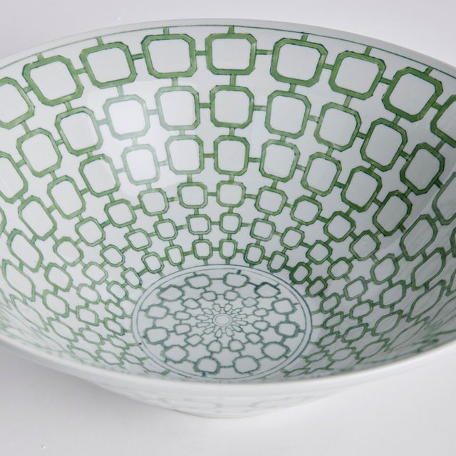 Contemporary Imperial Link Decorative Bowl For Sale - Image 3 of 5