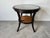 Palecek Coastal Rattan & Leather Accent Side Table With Glass Top For Sale In Miami - Image 6 of 10