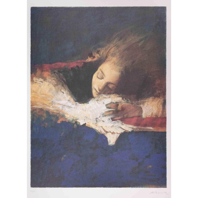 Contemporary Alessandro Kokocinski, Night Dreams, Lithograph, 1990s For Sale - Image 3 of 3