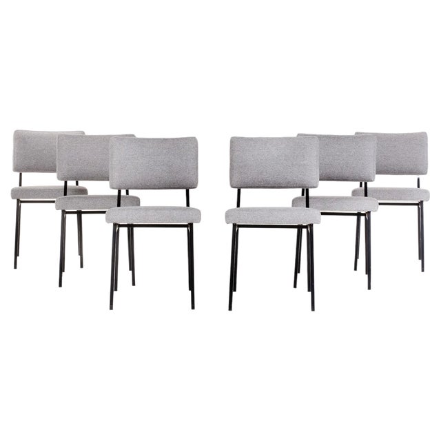 Dining Chairs by Gerard Guermonprez for Magnani, 1950s, Set of 6 For Sale
