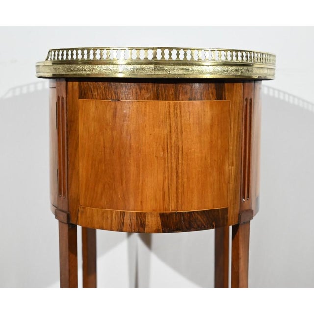 Small Table Drum in Walnut and Mahogany For Sale - Image 18 of 18