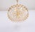 Large Gilt Brass and Crystal Chandelier attributed to Sciolari for Palwa, Germany, 1970s For Sale - Image 4 of 17