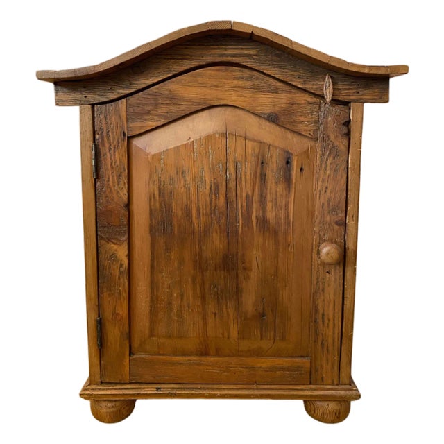 Antique Wooden Storage Medicine Cabinet | Apothecary Style Cabinet | Jewelry Storage For Sale