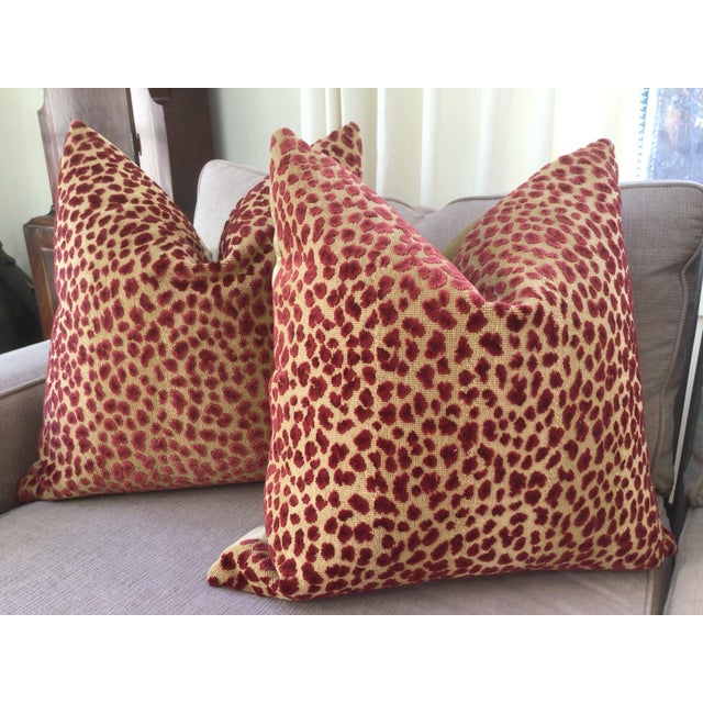 Designer Pillow Bundle in Pierre Frey “Budapest” and Cowtan & Tout "Ocelot" - Set of 4 For Sale In Atlanta - Image 6 of 7