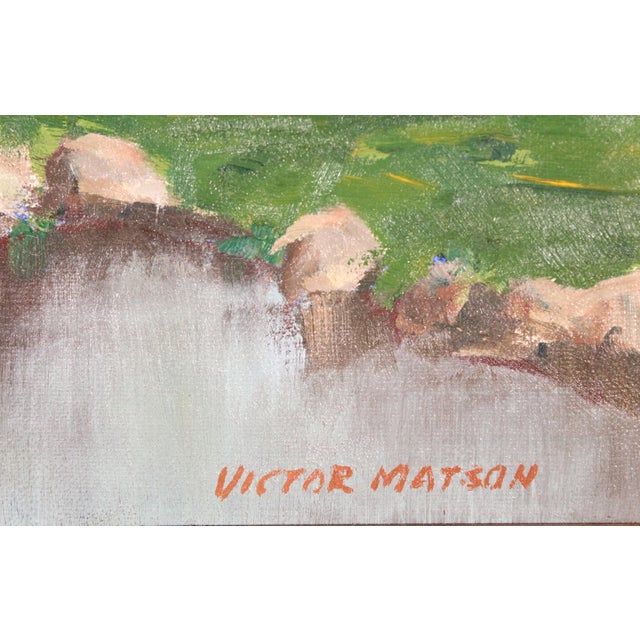 California Landscape Painting by Victor Matson (1895-1972) For Sale - Image 10 of 12