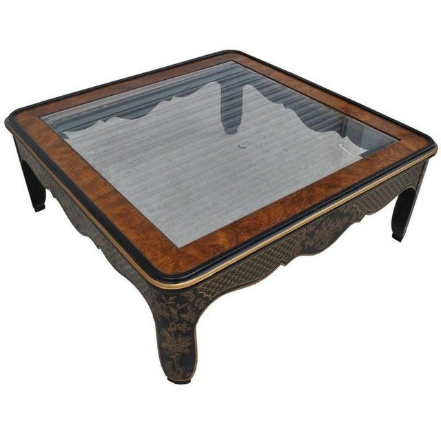Wood Drexel Asian Motif Coffee Table For Sale - Image 7 of 8