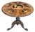 Late 19th-Early 20th Century Carved and Inlaid Black Forest Table With Stags For Sale