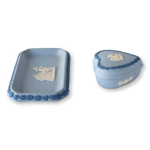 Wedgwood Jasperware Desk or Vanity Set For Sale In Los Angeles - Image 6 of 9