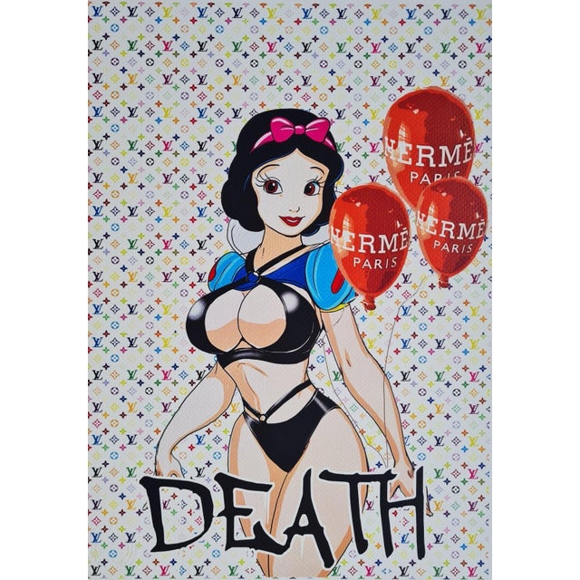 Death Nyc - Snow White - Limited Edition With Certificate Paper: Fine art 300 gsm paper. Numbered from the edition of 100,...