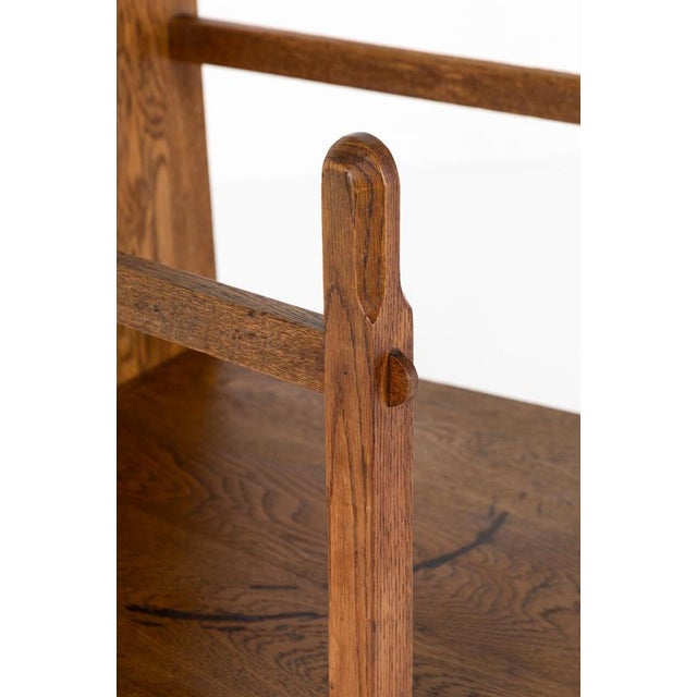 Amsterdam School Traditionalist Chair in Oak For Sale - Image 6 of 15