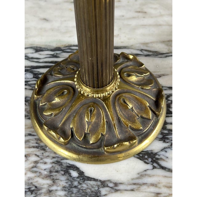 20th Century Louis XVI Five-Light Gilt Bronze Candelabra, Set of 2 For Sale - Image 5 of 13