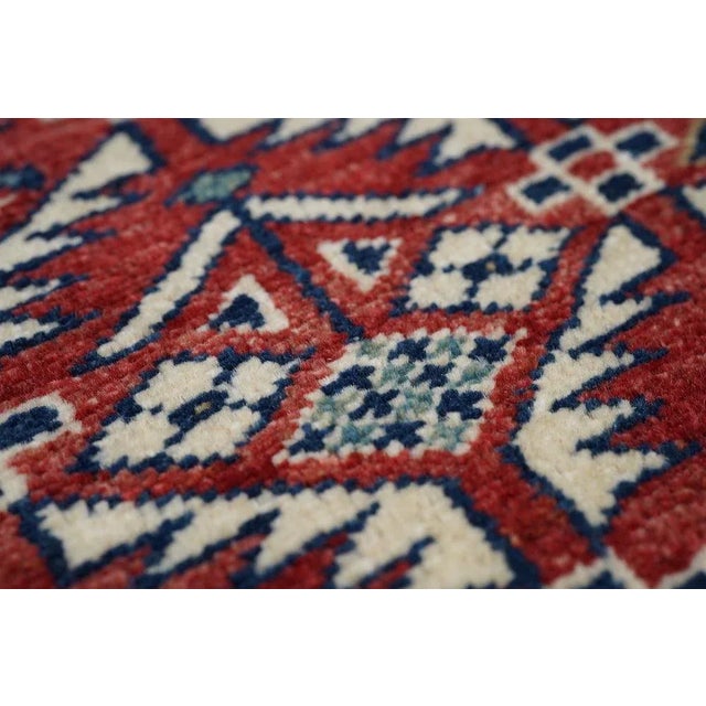 Antique Shrivan Rug 3'2'' x 3'4'' For Sale - Image 9 of 11