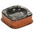 French Leather and Cut Crystal Ashtray attributed to Jacques Adnet, 1960s For Sale - Image 18 of 18