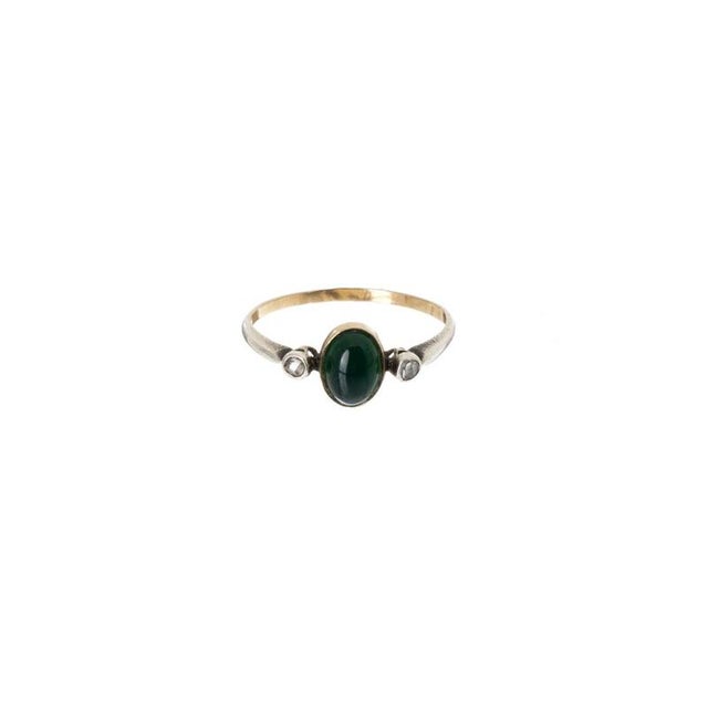Art Deco Ring in Silver and 19.2k Gold, 1800s For Sale - Image 6 of 6