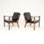 Mid-Century Modern Vintage Danish Leather Armchairs from Ole Wanscher, 1960s, Set of 2 For Sale - Image 3 of 12