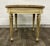Wood Vintage French Louis XVI Style Round Marble Top Side Table End Table For Sale - Image 7 of 10