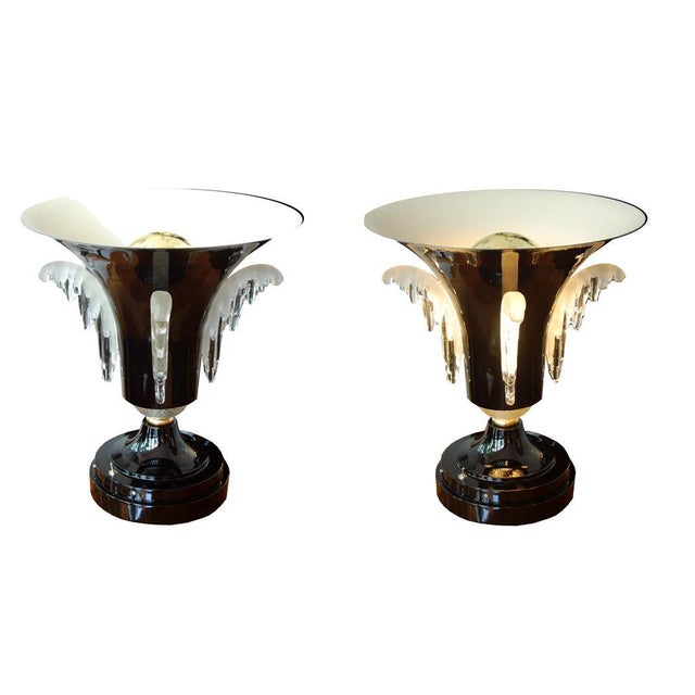 Metal Table Lamp by Ezan For Sale - Image 7 of 8