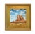 Wood Monument Valley Utah Desert Southwest Landscape Oil Painting Including the Antiqued Gold Wood Frame For Sale - Image 7 of 7