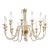 Stunning 12-Light Venetian Glass Chandelier - 1960s, Italy For Sale