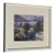 2010s Lakeside Garden Floral Landscape Framed Print For Sale