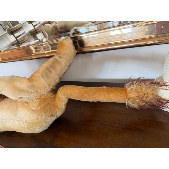 Vintage Steiff 1950’s Leo the Lying Lion 45cm and in Like New Condition For Sale - Image 14 of 17