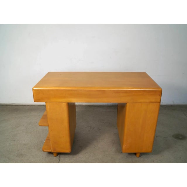 1950s 1950’s Mid-Century Modern Heywood Wakefield Solid Maple Desk For Sale - Image 5 of 12
