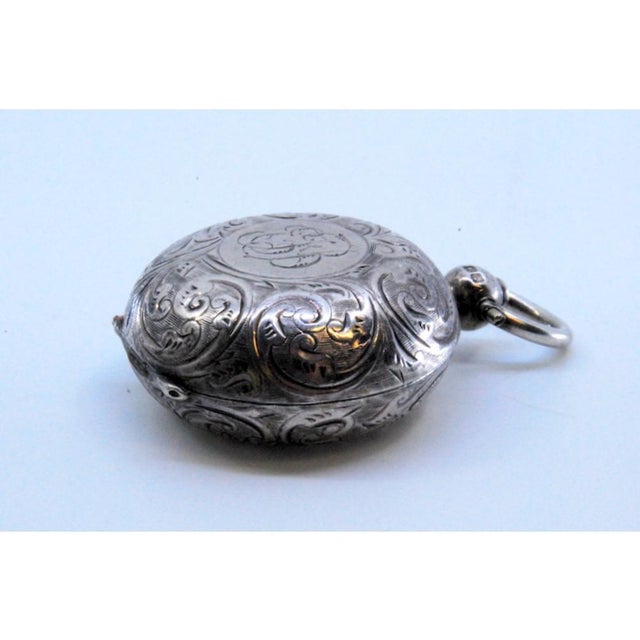 Silver Libra Holder with Reliefs For Sale - Image 9 of 10