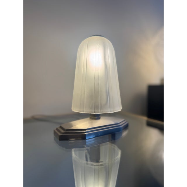 Art Deco Night Light from Hettier & Vincent, France, 1930s For Sale - Image 11 of 18