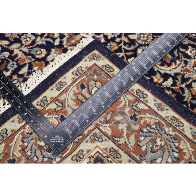 Late 20th Century Vintage Indian Rug - 04'03 X 06'05 For Sale - Image 5 of 9