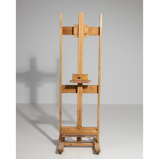Wood 19th Century French Wooden Artist’s Easel For Sale - Image 7 of 13